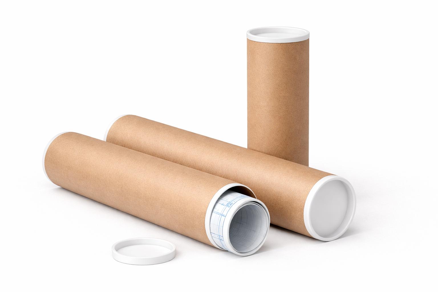 Tubos de envío con tapa